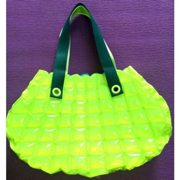 PVC Bag Inflate Green Blue shopping Beach Women Gift Party Day Night Time #1 image