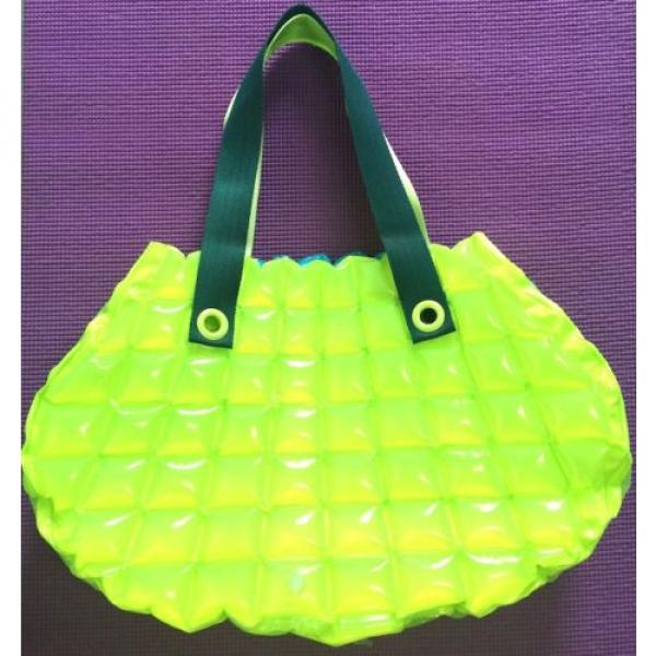 PVC Bag Inflate Green Blue shopping Beach Women Gift Party Day Night Time #2 image