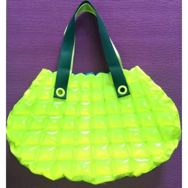 PVC Bag Inflate Green Blue shopping Beach Women Gift Party Day Night Time #3 image