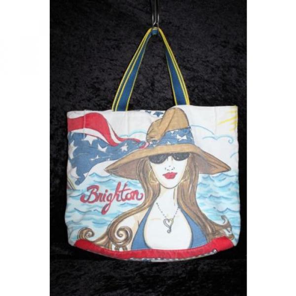 Brighton CHIC AHOY Canvas Beach Tote Bag Pristine~ New Without Tags!! #1 image