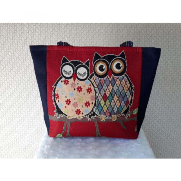 The Owls Canvas Tote Bag, Shoulder Handbag, Travel Bag, Shopping Bag, Beach Bag #1 image