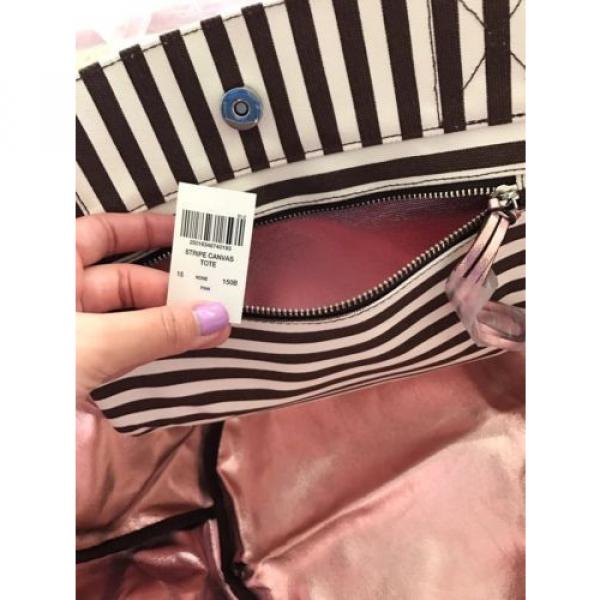 BNWT RARE Henri Bendel Beach Tote Metallic Pink Includes Dust Bag That Is Shown #3 image