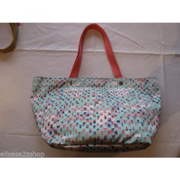 Fossil ZB5758403 Keyper EW Tote Blue Multi purse shopper beach bag NWT 98.*^ #1 image