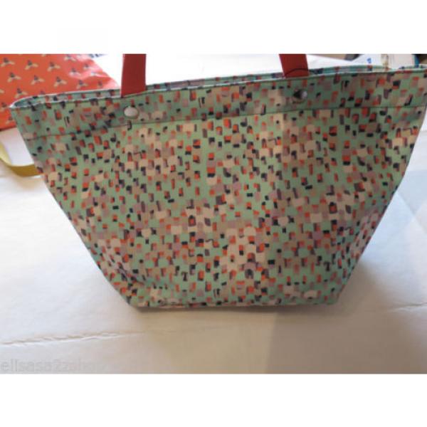 Fossil ZB5758403 Keyper EW Tote Blue Multi purse shopper beach bag NWT 98.*^ #2 image