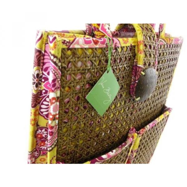 VERA BRADLEY Bali Gold Tiki BEACH Tote BAG NEW and UNUSED $125 #4 image