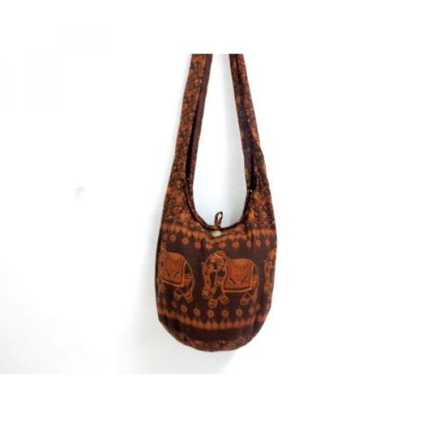 KID TRIP BEACH SMALL BROWN MONK SHOULDER BAG CUSTOM HOBO FREE GYPSY THAI UNISEX #1 image