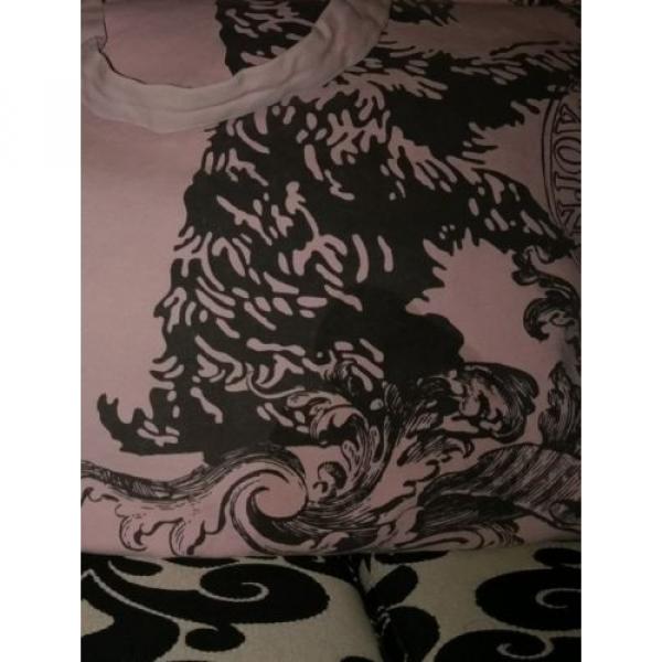 Juicy Couture Large Pink &amp; Brown Scotty Dog Canvas Tote Bag Beach Gym Overnight #5 image