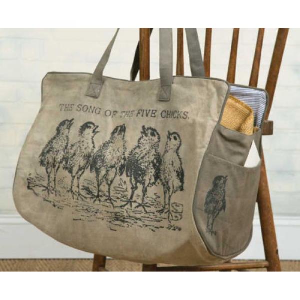 Baby Chicks Canvas Weekend / Beach Bag #2 image