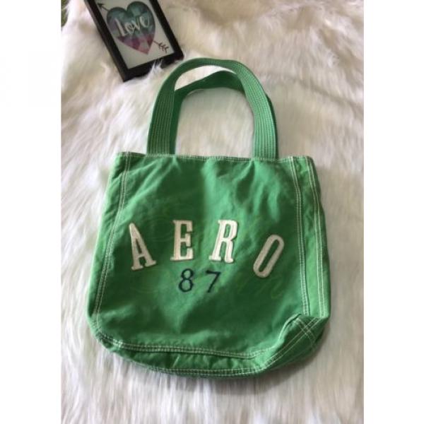 Aeropostale Tote Bag Green Aero Beach Casual Overnight #1 image