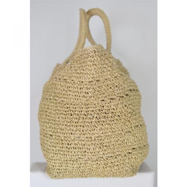 Faded Glory Straw Beach Bag #5 image