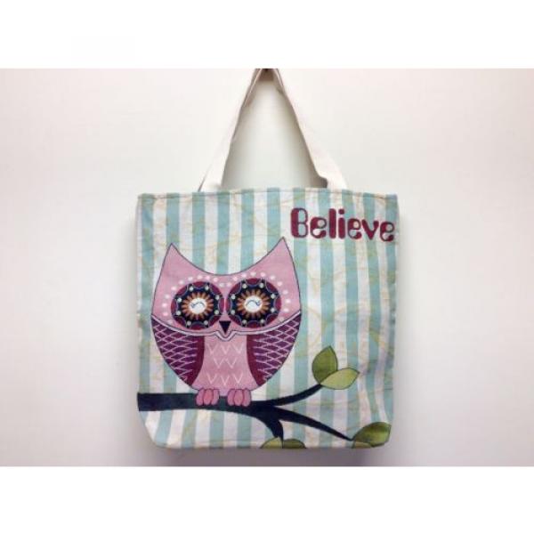 Women&#039;s Canvas Shopping Bag Owls Canvas Tote Bag Shoulder Canvas Bag,beach Bag #1 image