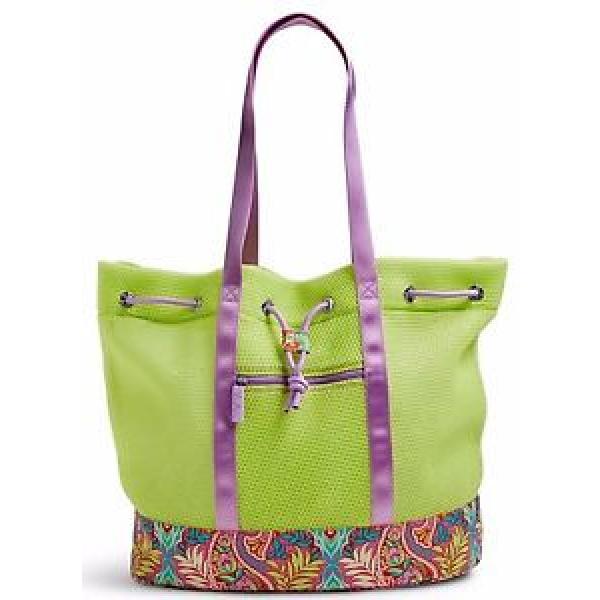 Vera Bradley Mesh Tote PAISLEY IN PARADISE Large Beach Pool Bag lg R$78 NWT FS #1 image