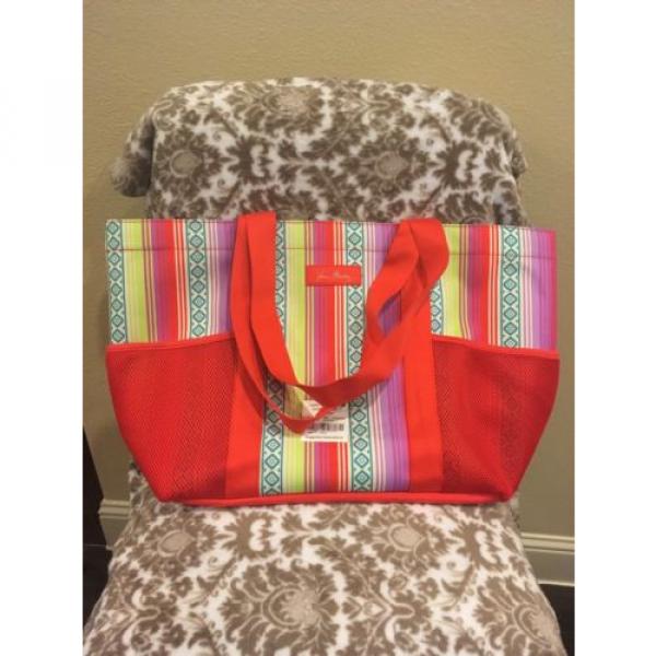 NWT VERA BRADLEY Lighten Up Family Tote SERAPE PARADISE Bag Beach Pool Boat #1 image