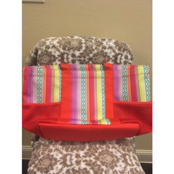 NWT VERA BRADLEY Lighten Up Family Tote SERAPE PARADISE Bag Beach Pool Boat #2 image