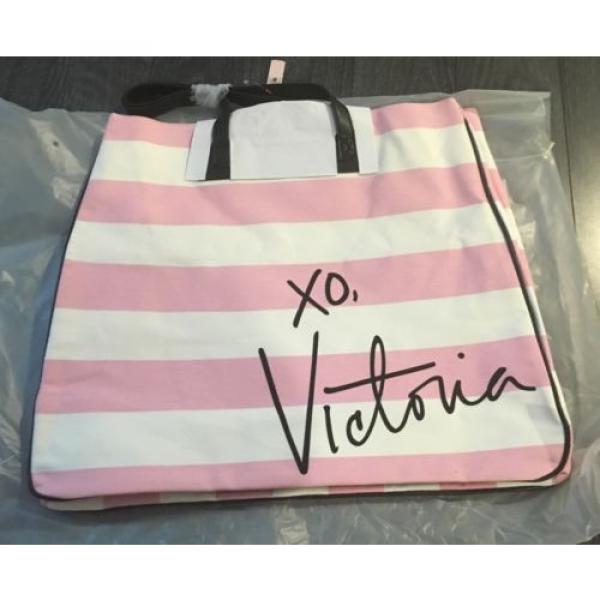 Victorias Secret Striped Beach Tote Bag 2016 #1 image