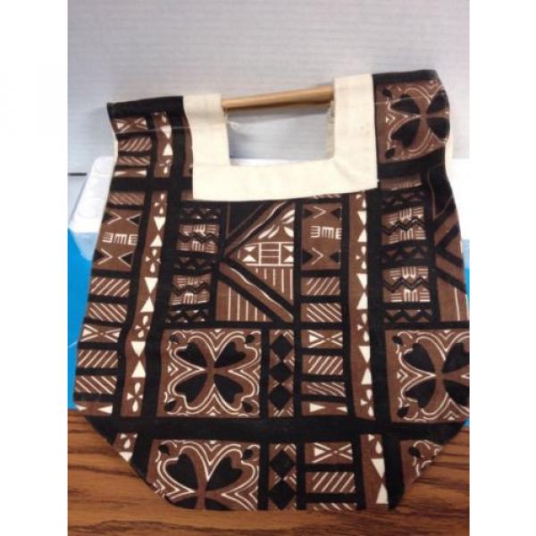 Vintage Liberty House Hawaii Tote Beach Bag Tribal by Wenzel EUC #1 image