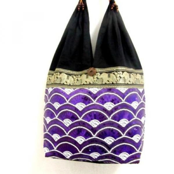 THAI SUMMER BEACH BAG SHOULDER HOBO HMONG TRIP BOHO GYPSY GIFT ELEPHANT WOMEN OP #2 image