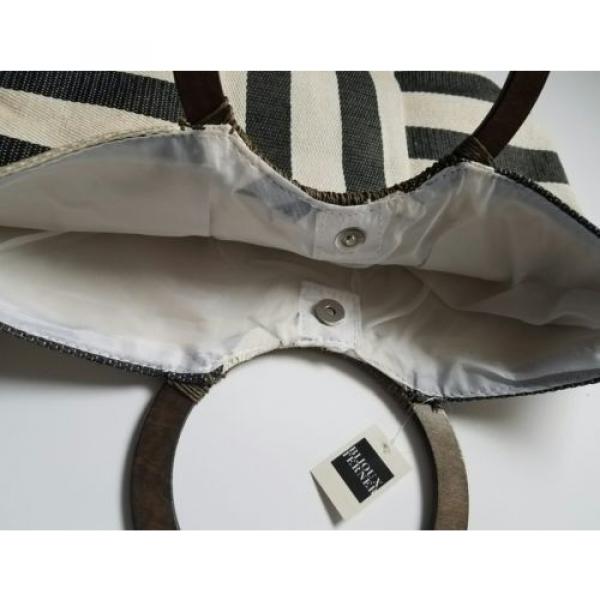 DESIGNER Bijoux Terner Canvas Lined  Summer Bag/Tote perfect For The Beach! #3 image