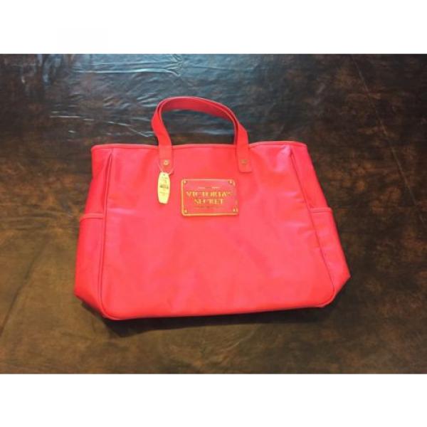 75$Victoria&#039;s Secret Vinyl Pink The Sexiest On Earth Tote Shopping Beach Bag NWT #1 image