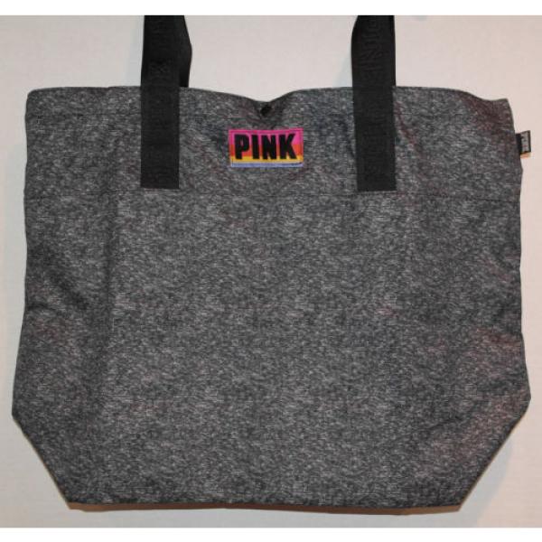 Victoria&#039;s Secret PINK Tote / Gym Bag / Beach Bag *N w/o T* Snap *Marl Grey* #1 image