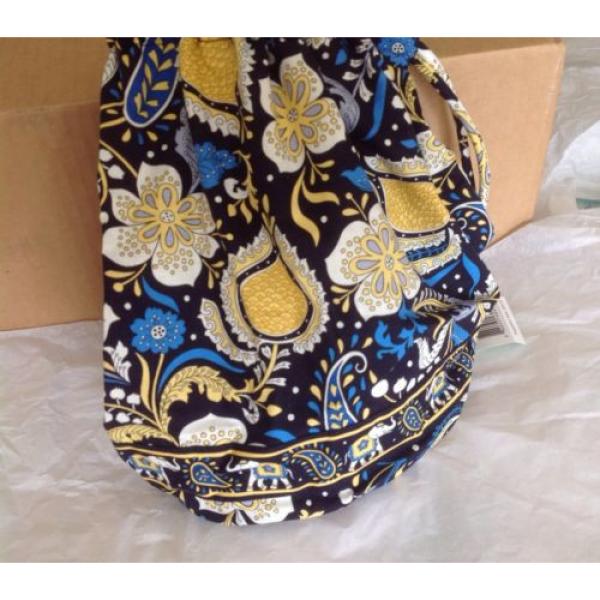 Vera Bradley *Ditty Bag* Lunch Sack Travel Beach Shoes New~ Ellie Blue #4 image