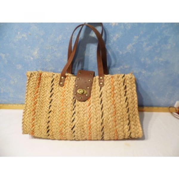 Sun &amp; Sand Rattan /Wicker Beach Bag #1 image