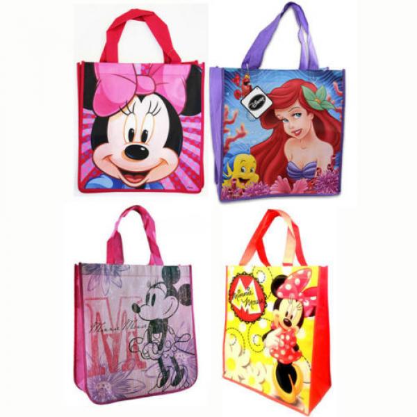 8 DISNEY MICKEY MINNIE ARIEL SHOPPING BEACH TOTE BAG BIRTHDAY PARTY GIFT BAGS NW #3 image