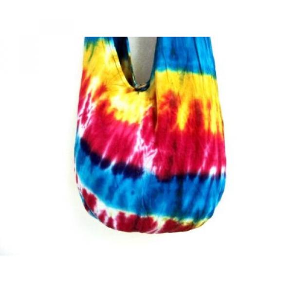 PR 14 SHOULDER BAG BEACH YOGA TIE DYE HOBO UNISEX PARTY GYPSY SHORT STRAP BOHO #2 image