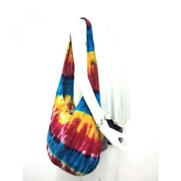 PR 14 SHOULDER BAG BEACH YOGA TIE DYE HOBO UNISEX PARTY GYPSY SHORT STRAP BOHO #4 image