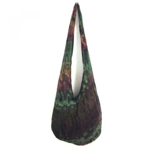 PR 16 SHOULDER BAG BEACH YOGA TIE DYE HOBO UNISEX PARTY GYPSY SHORT STRAP UNIQUE #3 image