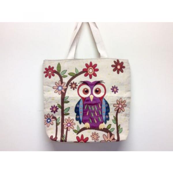 Fashion Owls Shopping Bags Women Handbag Beach Bag Tote HandBags,big Beach Bag #4 image