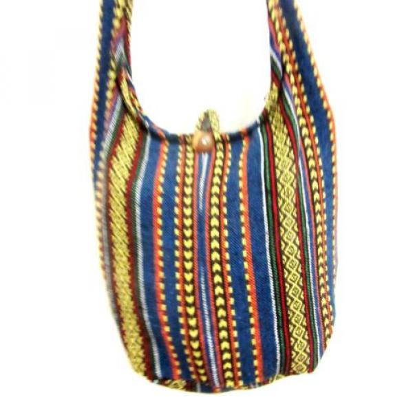 W12 SHOULDER BAG M HOBO SUMMER SLING NAGA HMONG TRIBAL HIPPIE BEACH TRIP UNISEX #2 image