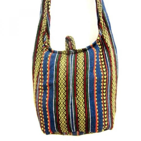 W12 SHOULDER BAG M HOBO SUMMER SLING NAGA HMONG TRIBAL HIPPIE BEACH TRIP UNISEX #3 image