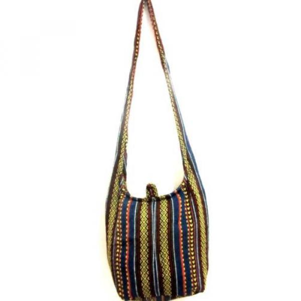 W12 SHOULDER BAG M HOBO SUMMER SLING NAGA HMONG TRIBAL HIPPIE BEACH TRIP UNISEX #4 image