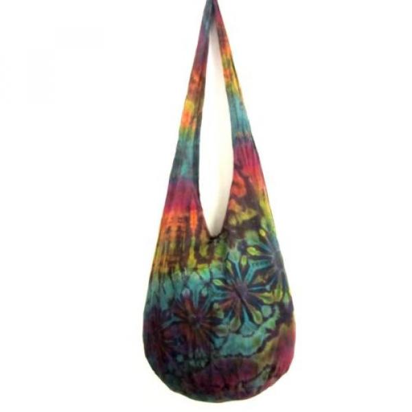 da 30 SHOULDER SLING BAG BEACH HIPPIE TIE DYE HOBO UNIQUE UNISEX LADIES HIPPY #1 image