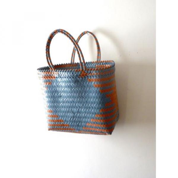 Blue and Mauve Handwoven Market Bag, Tote, Beach, Totokaelo, Steven Alan #2 image