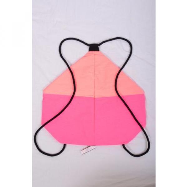 Victoria&#039;s Secret 2016 Drawstring Beach Bag Pink Neon Orange #4 image