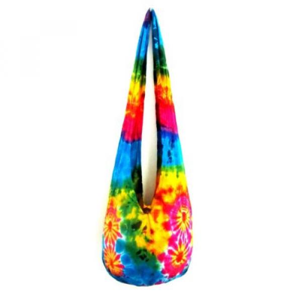 EW51 ADVENTURE SHOULDER BAG SLING TIE DYE HOBO YOUNG MEN BEACH THAI GIFT GYPSY #1 image