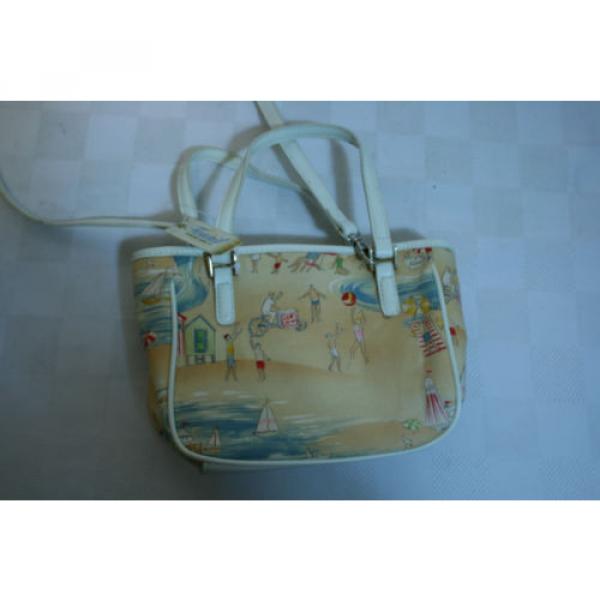 PURSE Womens FOSSIL Somerset Satchel Print Summer Beach shoulder bag NWT #1 image