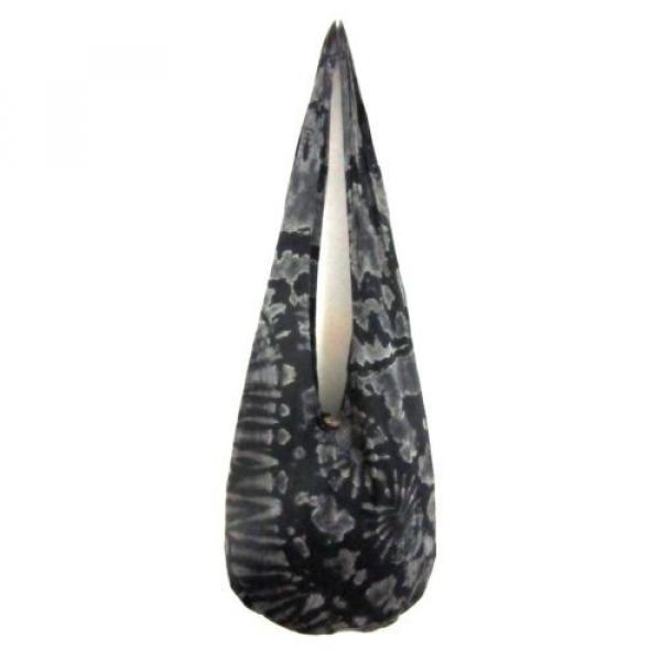 EA06 MEDIUM BAG SHOULDER TIE DYE UNISEX BOHO HOBO UNIQUE BLACK BEACH FREE NEW #1 image