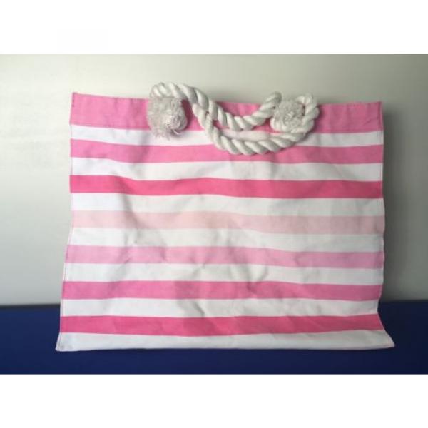 Victoria&#039;s Secret Pink Beach Bag Tote Large Shopper Miami St. Barts Hawaii Cute! #3 image