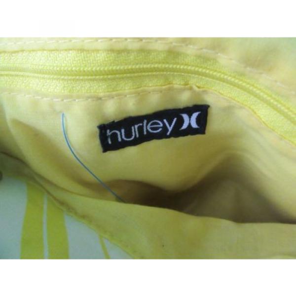 HURLEY Multi-Color HURLEY Print Tote Bag Accessory Cotton Rope Handles Beach Bag #5 image