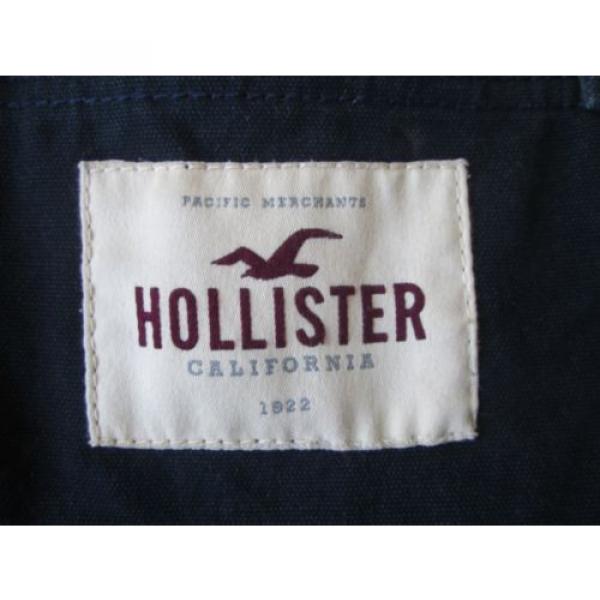 Hollister Womens Navy Cotton Canvas White Seagull Tote Book Beach Handbag Bag #2 image