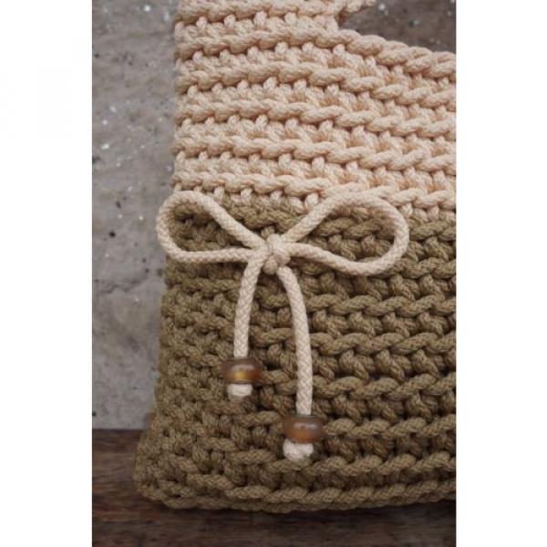 Knitted Bag, Rope Bag, Handmade Bag, Crochet Bag, Beach Bag, Summer Handbag #2 image