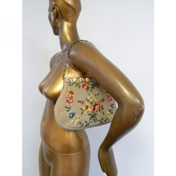 French Bag Shop Miami Beach Vintage Needlepoint Purse #2 image