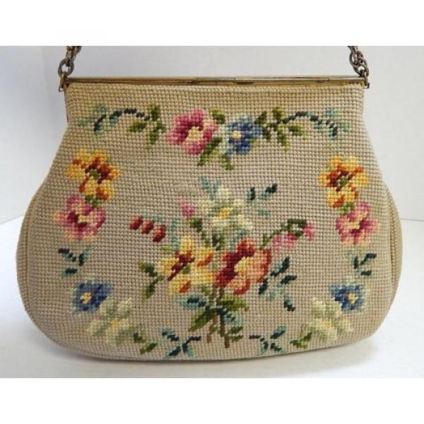 French Bag Shop Miami Beach Vintage Needlepoint Purse #4 image