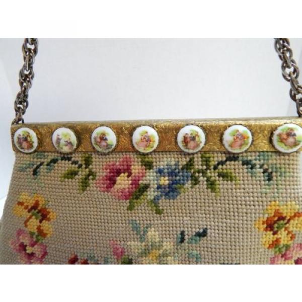 French Bag Shop Miami Beach Vintage Needlepoint Purse #5 image