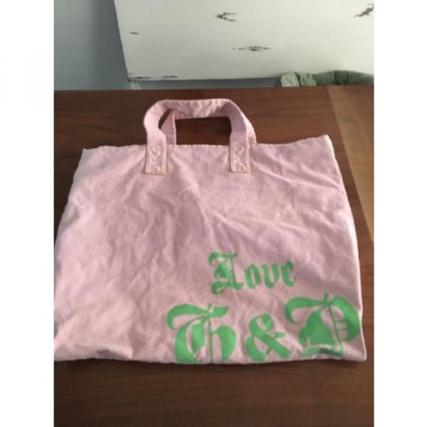 Juicy Couture Beach Bag Light Pink And Green (stains) #2 image