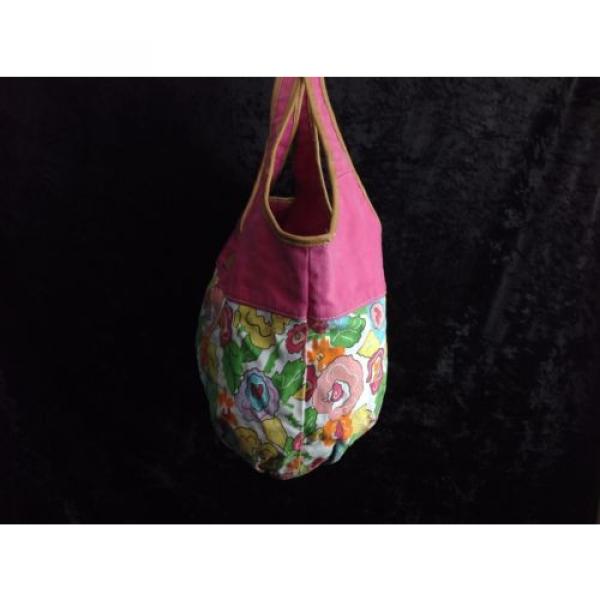 Dexter Cute Floral Bag Tote Print Canvas Handbag Cotton Purse Shoulder Beach Bag #5 image