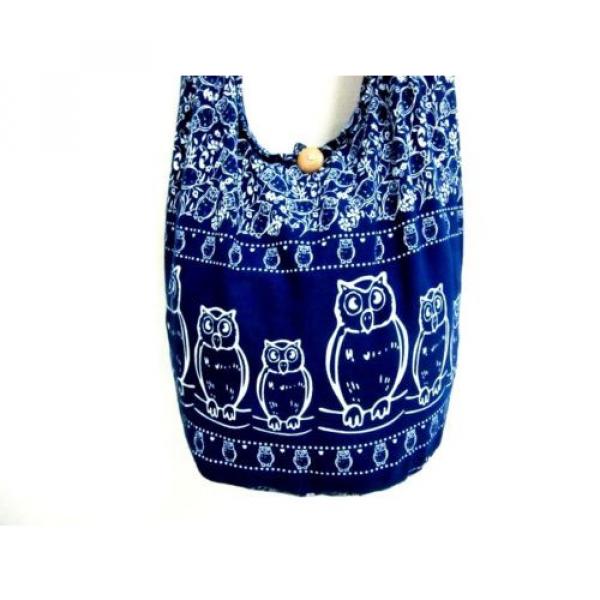 OWL BAG SLING SHOULDER ADVENTURE YOGA BEACH HOBO HIPPIE CROSSBODY SCHOOL TRIP #2 image